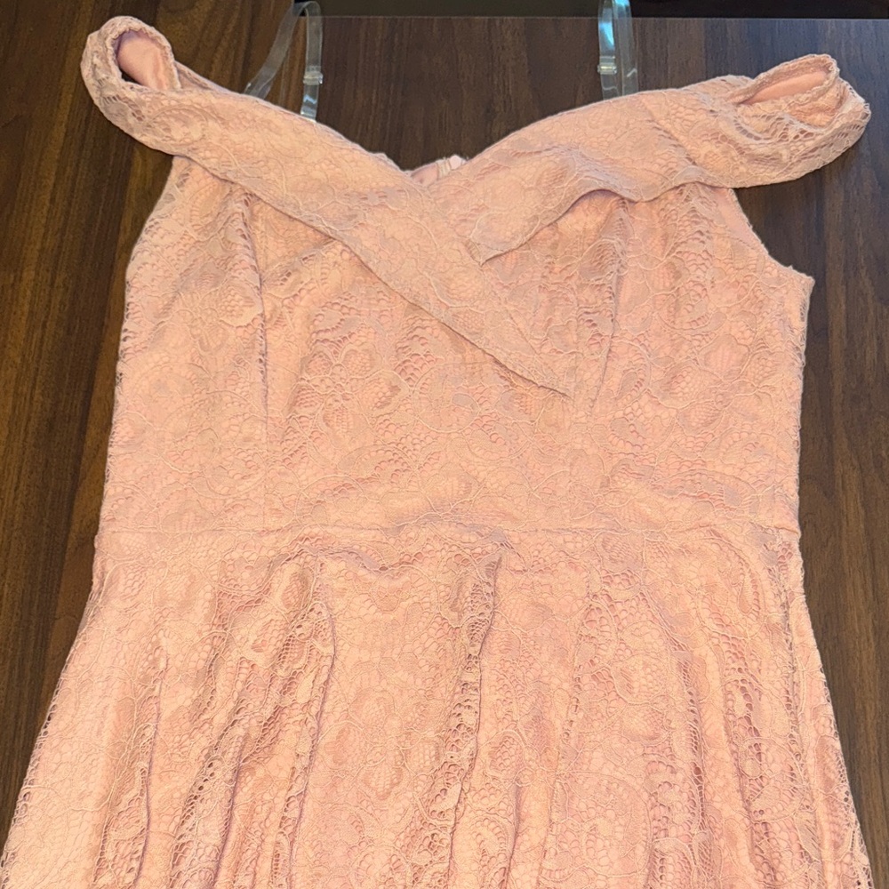 Off-Shoulder Lace Dress